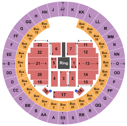 Mississippi Coast Coliseum Seating Chart