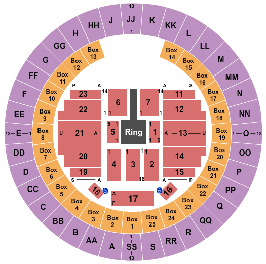 Biloxi Coast Coliseum Seating Chart